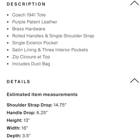 Coach Madison Lindsey Plum Satchel/Handbag - Picture 11 of 11